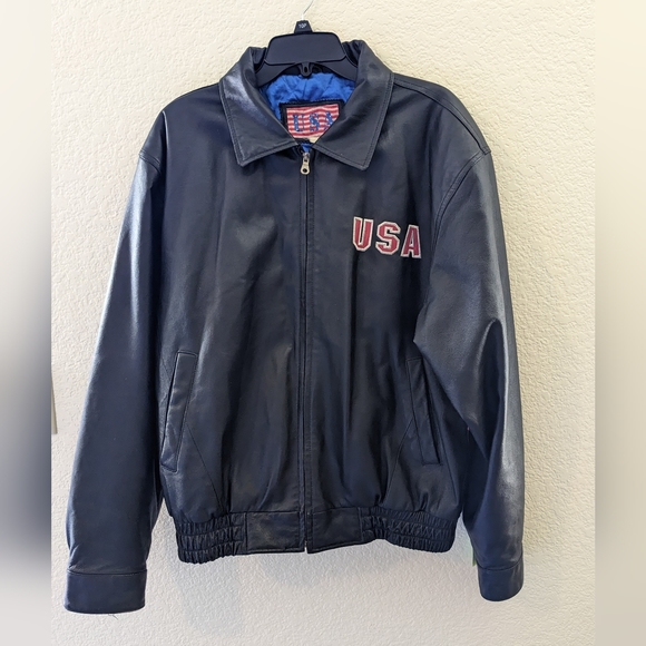 Source Unknown Other - Mens Vintage Leather USA Jacket